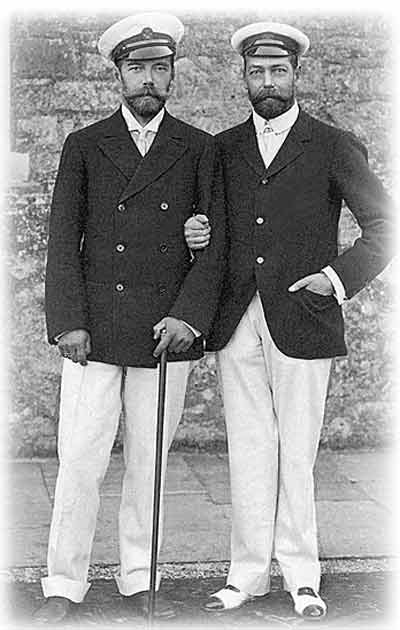 Николай II и Георг V