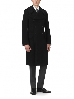 Black Great Coat Slim Fit Black Great Coat Slim Fit