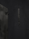 Black Retro Coat Slim Fit - 1